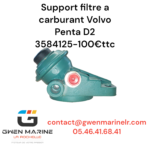 Support de filtre à carburant Volvo Penta D2