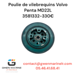 Poulie de vilebrequin pour Volvo Penta MD22L