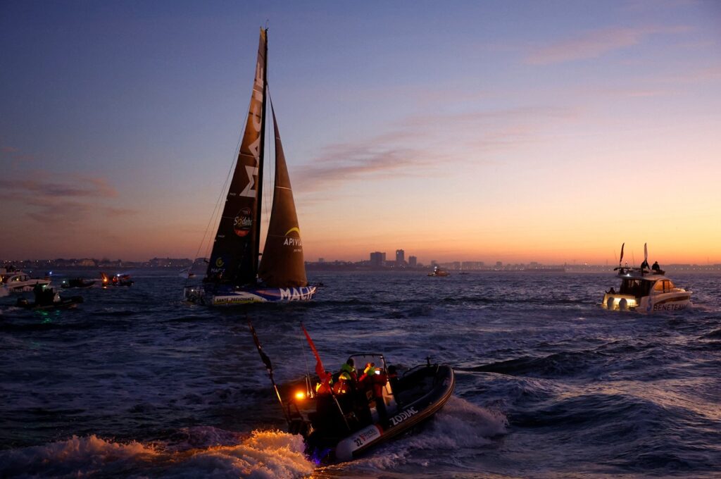 arrival of the vendee globe winner