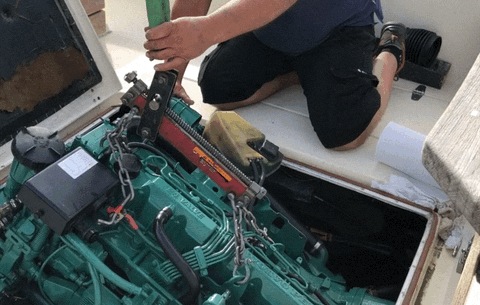 repose moteur kad44p dans targa à st gilles